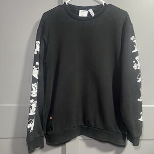 Adidas Originals Goofy Crewneck Sweatshirt Black Size Medium *Flaw